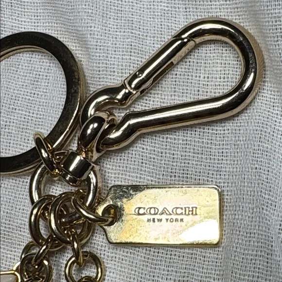 COACH STAR BAG CHARM KEY CHAIN WITH DUST BAG - Picture 6 of 10